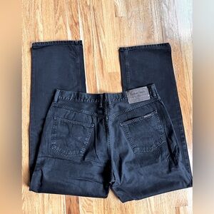 Marlboro Classics Vintage 90s Black Straight Leg Denim 5 pockets Jeans W38 L34